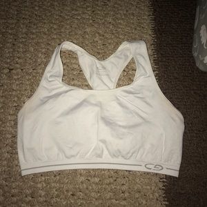 Large white sports Bra